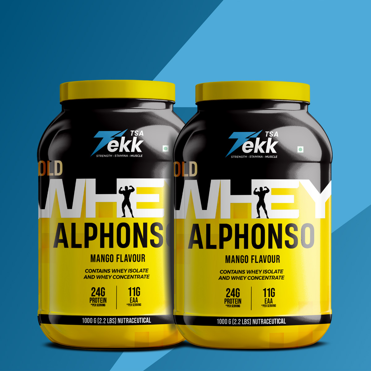 Twin Pack (1kg + 1kg) Whey Isolate