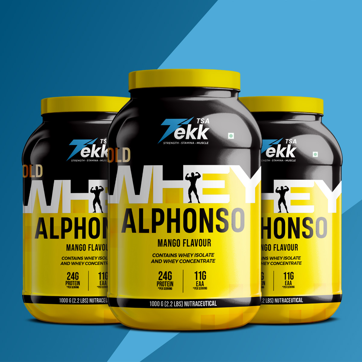 Triple (1kg x 3)  Mango Whey Isolate