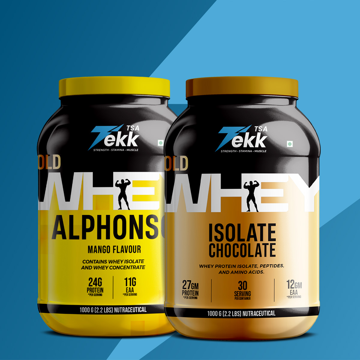 Combo Pack (1kg Mango Whey and 1kg Chocolate Whey)