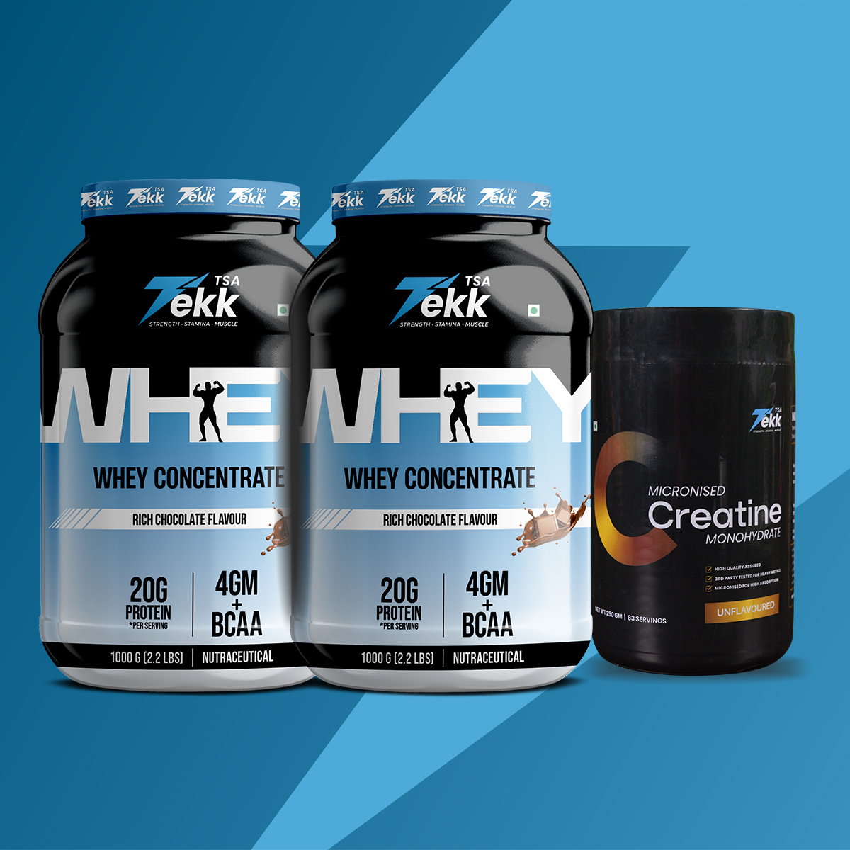Combo - 2Kg Whey Concentrate + Creatine